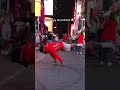 Calisthenics in times square