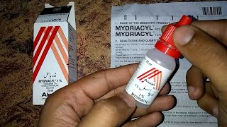 MYDRIACYL (Tropicamide)15ml Eyedrop dangerous side effects | Composition | Used for | All Details 🔥💯