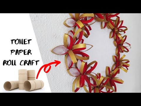 Video: How To Easily Make A Toilet Paper Wreath