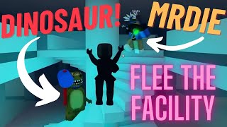 TROLLING a Dino in Flee the Facility with MrDie!