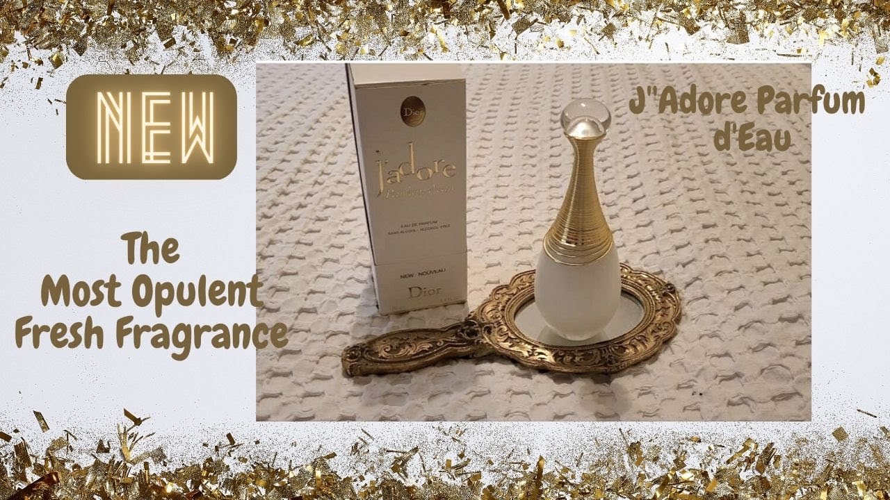 J'adore Parfum d'eau: Alcohol-Free Fragrance with Floral Notes