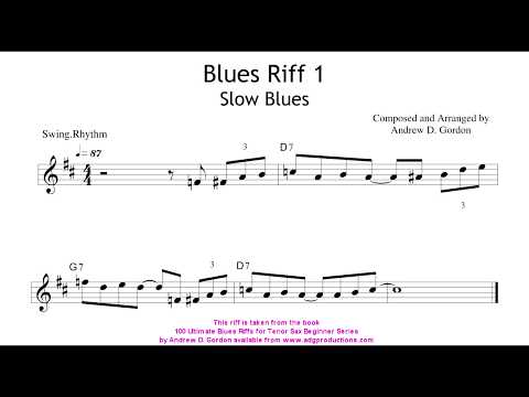 beginner-blues-lesson-1-for-tenor-sax