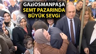Gaziosmanpaşa semt pazarından Ekrem İmamoğlu'na büyük destek!