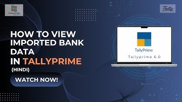 How to View Imported Bank Data in TallyPrime (Hindi) I 4 QS I 4 Quadrant Solutions I TallyPrime