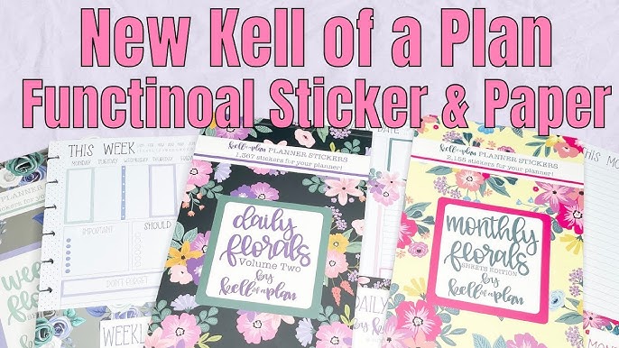 New Kell of a Plan Seasonal Sticker Books & Accessories