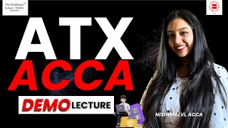 ACCA ADVANCED TAXATION(ATX) DEMO LECTURE | ACCA COURSE @thewallstreetschool