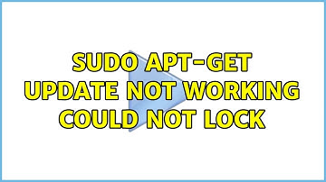 Ubuntu: sudo apt-get update not working could not lock