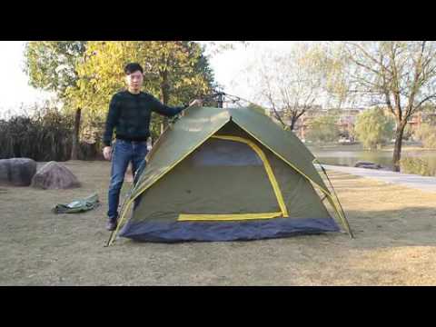 Hydraulic Automatic Tent Free Build Outdoors Tents Tent Double-deck Protective