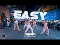 Kpop in public nyc times square le sserafim   easy dance cover
