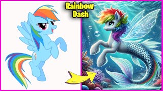 My Little Pony Characters If They Were Mermaid Guess The Voice & Song