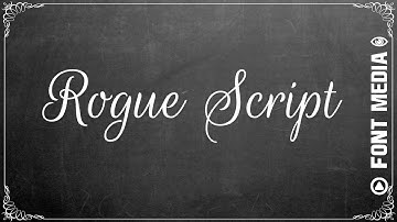 ROGUE SCRIPT FONT - FREE STOCK TEXT FONTS NO COPYRIGHT DOWNLOAD [CCM]