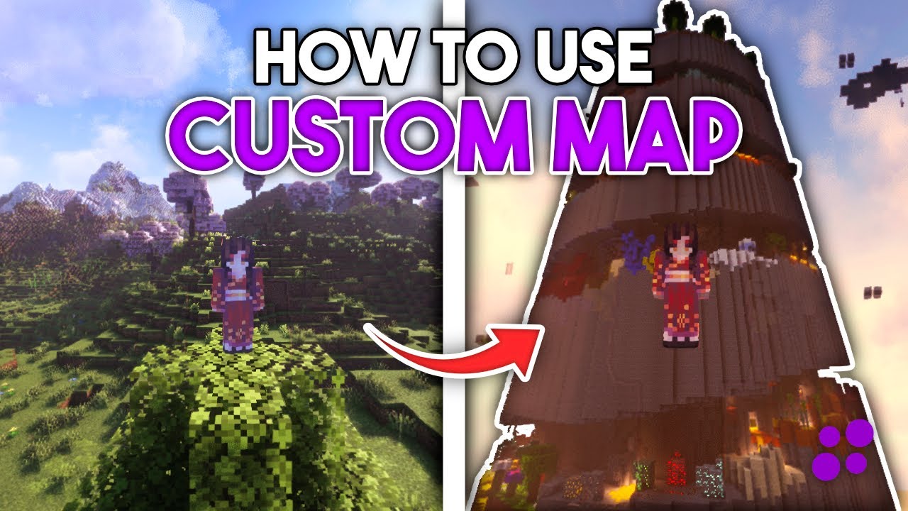 How to Upload a Custom Map on a Minecraft Server - YouTube