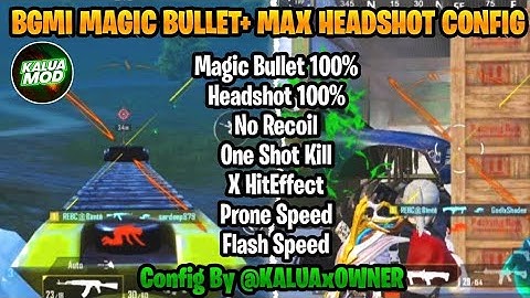 BGMI 4.0 AIMBOT + MAGIC BULLET + NO RECOIL OBB | BEST CONFIG 2025
