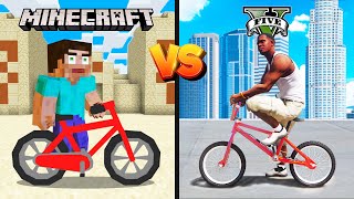 Funny BMX Bike Tests in GTA 5 and Minecraft (Which Will Win?) by Iggy Fresh 3,638 views 1 year ago 2 minutes, 16 seconds