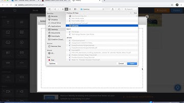 Placing and Resizing Images in Weebly