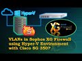 VLANs in Sophos XG Firewall using Hyper V Environment with Cisco SG 350?