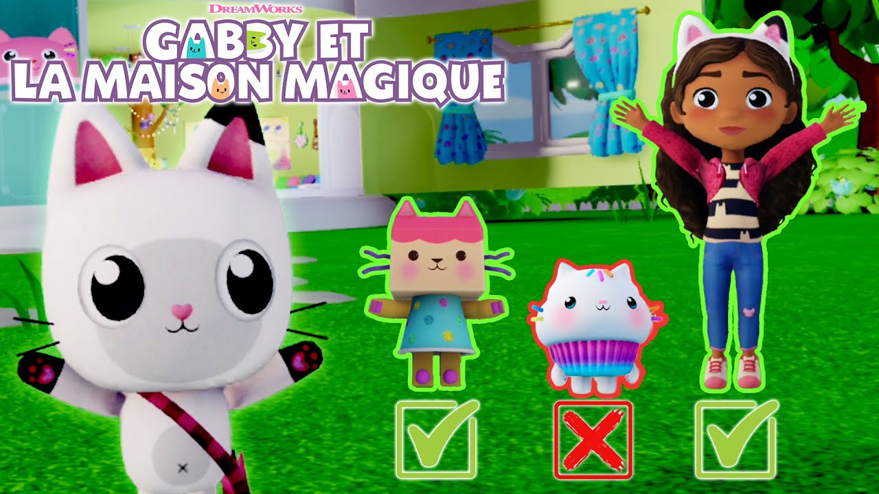 Qui veut jouer à PANDY A DIT!? | Amusement et jeux dans le ROBLOX de GABBY ET LA MAISON MAGIQUE!