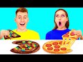تحدي تزيين البيتزا | مواقف مضحكة PaRaRa Challenge