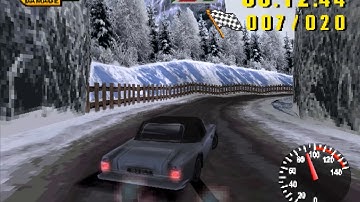 The Italian Job - Challenge #4: Icy Road Checkpoint Race [Walkthrough]