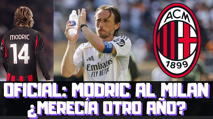 OFFICIAL: LUKA MODRIC TO AC MILAN. DID HE DESERVE ANOTHER YEAR AT REAL MADRID?