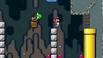 Super Mario Flash 2 Version C: Animated Cave Background