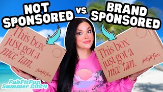 Is There ANY DIFFERENCE!? Sponsored Vs. Non- Sponsored FabFitFun Unboxing Summer 2024 screenshot 4