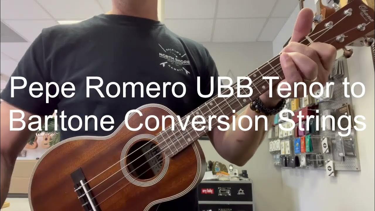 Pepe Romero UBB Baritone Conversion Strings vs. Aquila Super Nylgut