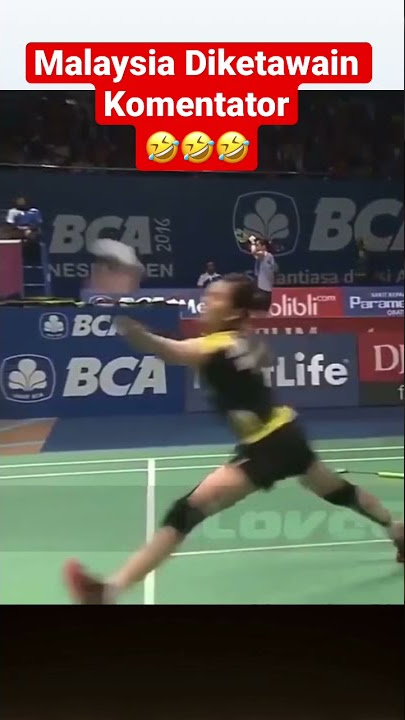 Pemain Malaysia diketawain Komentator saat lawan indonesia #shorts