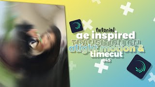 ae inspired transition on alight motion & timecut! timeslice smooth rotate || tutorial screenshot 5