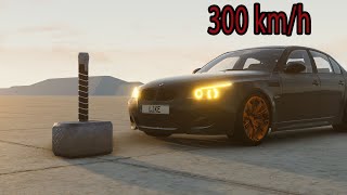 Thors Hammer Vs Bmw E60 300 Km/H - Beamng.drive