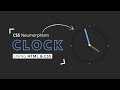 CSS Clock | Neumorphism Clock Design Using Only HTML & CSS