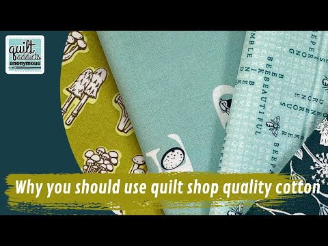 Why you should use quilt shop quality cottons #SHORTS