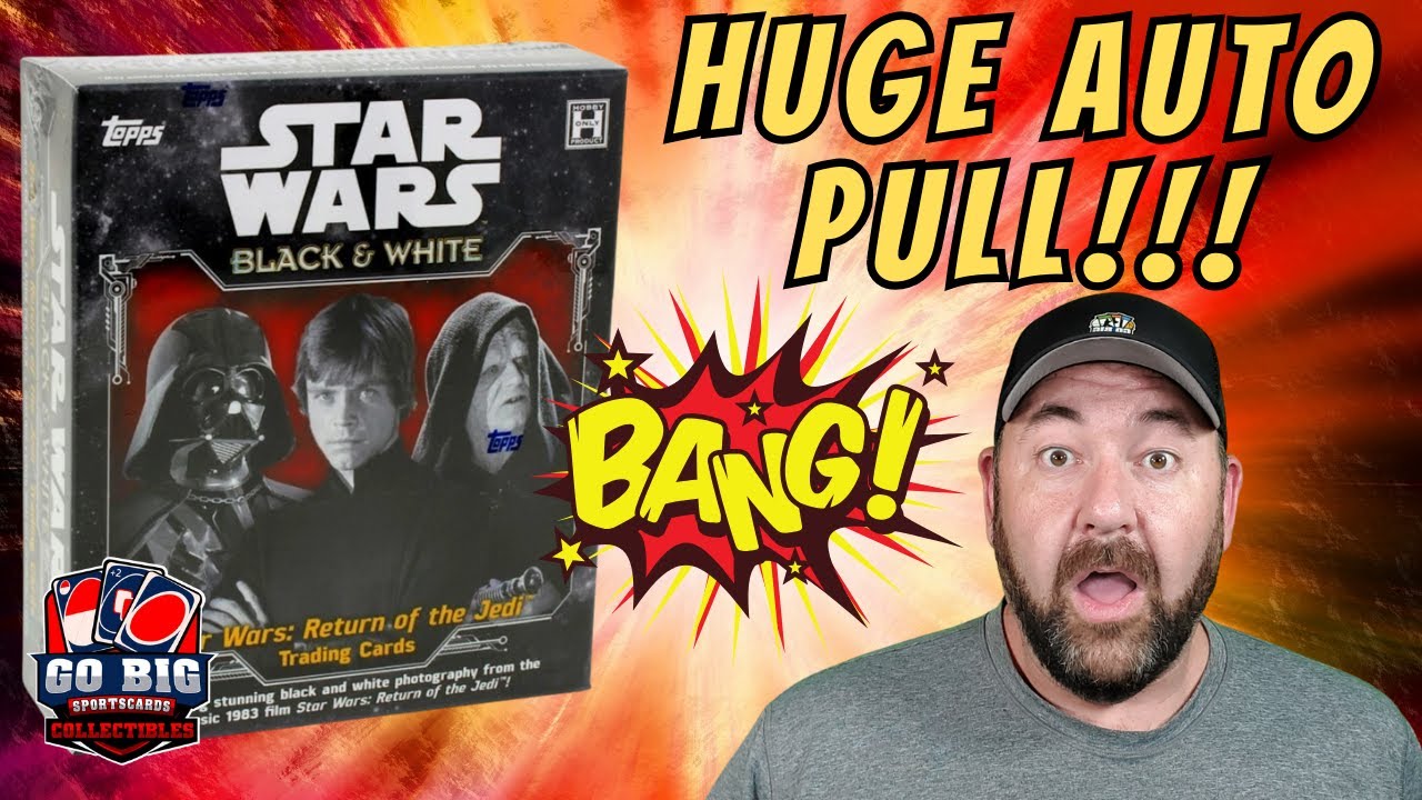 ✨ JAW-DROPPING AUTOGRAPH! 2020 Topps Star Wars Black & White Return of the Jedi 📸