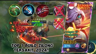 ZILONG NEW SKIN LUNER FEST! TOP 1 BUILD TERSAKIT 2024! ~MOBILELEGENDS