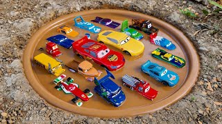 Aha Membersihkan Mainan Mobil Disney Pixar Cars Lightning Mcqueen, Gremlin, Holley Shiftwell