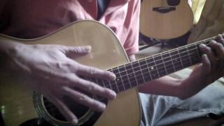 Never Gonna Give You Up DGDFAD Tuning Guitar Cover