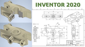 Inventor 2020 Tutorial #155 | 3D Modeling Basic