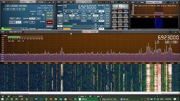 Tik Tok Pirate radio 6923 kHz USB SDRplay RSPdx MLA 30 plus loop antenna