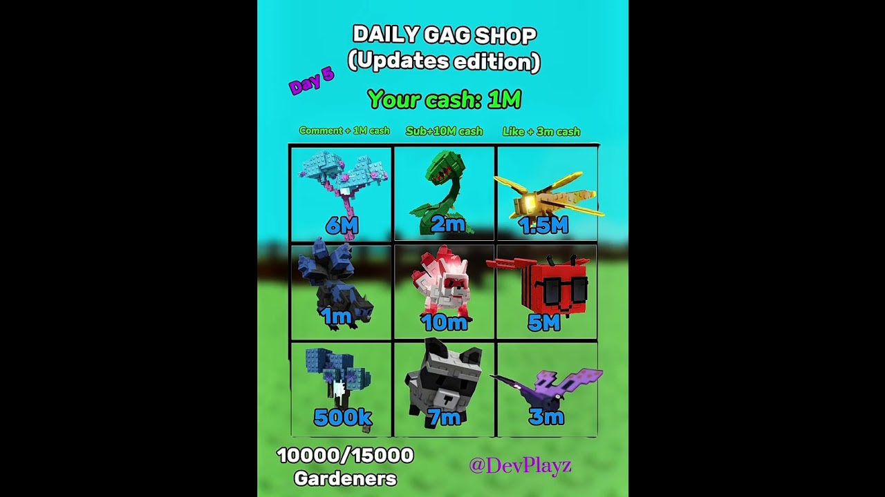 DAILY GAG SHOP (Updates Edition) *im famous* 