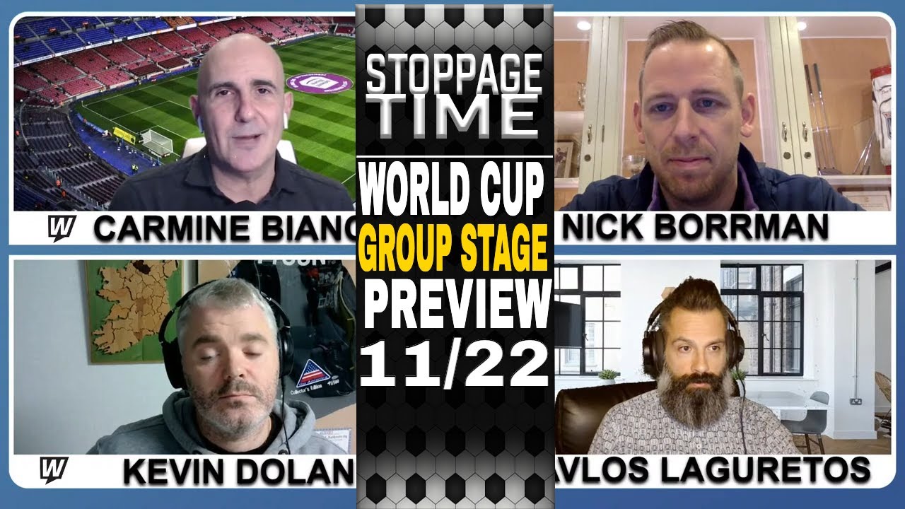 ⚽ 2022 World Cup Picks, Predictions and Odds | World Cup Group Stage Preview | Stoppage Time Nov 22