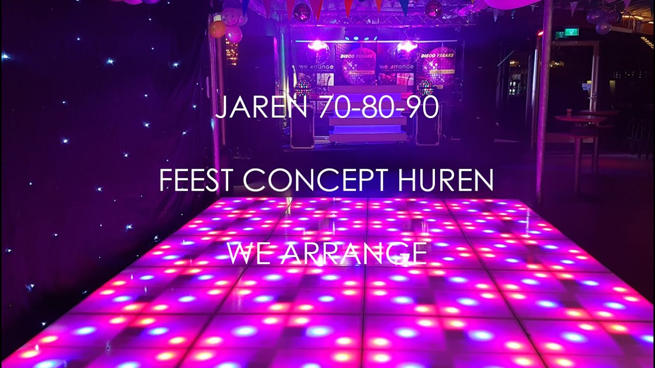 Verrassend Jaren 70-80-90 Feest Concept Huren | We Arrange - YouTube IX-16