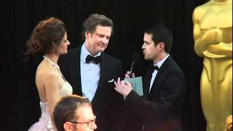 Oscar 2011  Red Carpet  Interview Colin Firth, winner of best actor in a leading role!