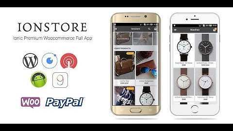 Ionstore v1.0 - Ionic Premium WooCommerce Full Application for iOS