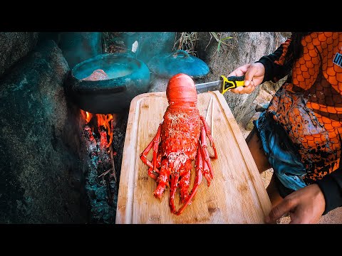 COMENDO LAGOSTA NO MAR – Família completa "Os Cinco Chefes"