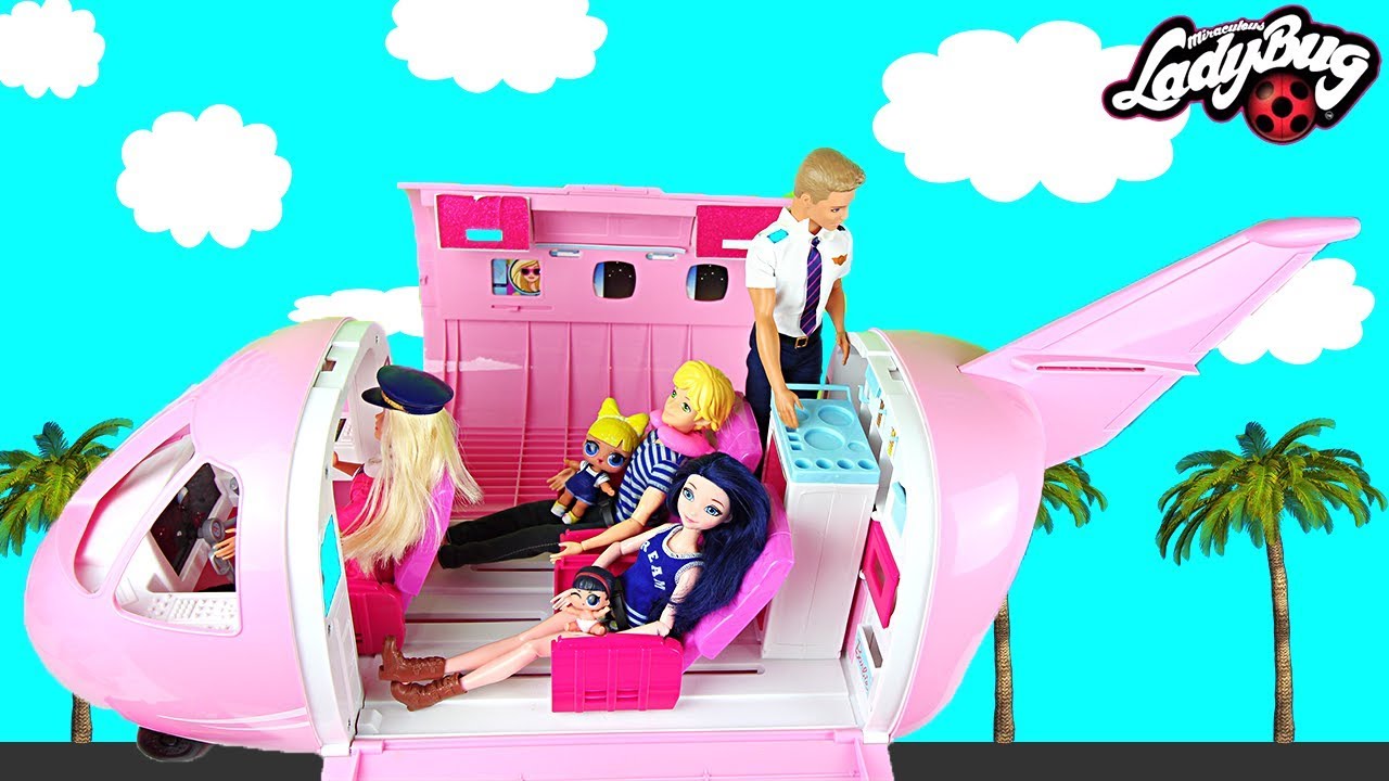 Miraculous doll Family LOL Surprise Airplane Travel La Famille