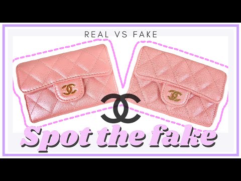 [REAL vs. FAKE] CHANEL Card Holder - Genuine vs Replica Side-by-Side | My First Luxury