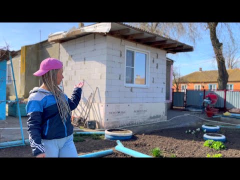 ПРИСТРОЙКА все-таки ТРЕСНУЛА...ДЕРЕВЕНСКИЙ ДОМ в котором она НЕ БЫЛА 25 ЛЕТ