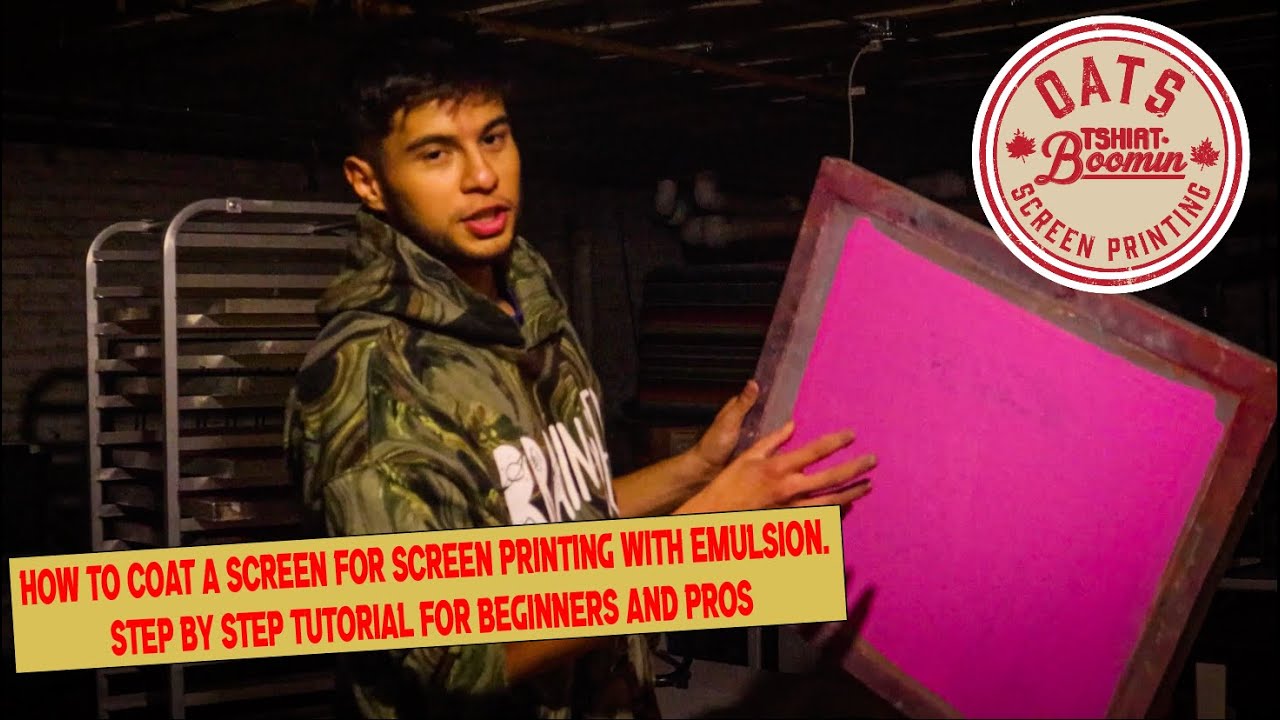 Choosing Emulsion for Screen Printing Textiles – Learn How To