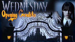 Wednesday • Opening Credits • Jenna Ortega • Netflix Title Sequence • Show Intro • Theme Song