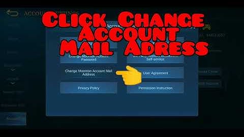 How To Change Mobile Legends Moonton Account Email Adress 2020 (Tutorial)